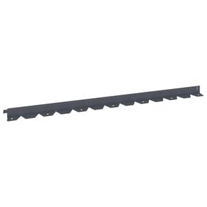 vidaXL Lawn Edging 10 pcs 102 x 4 x 4 cm Steel Anthracite