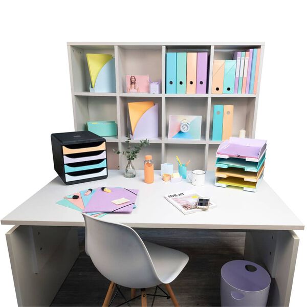 Exacompta Letter Tray Set COMBO MIDI Aquarel