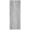 vidaXL Console Table Grey Sonoma 105x30x80 cm Engineered Wood