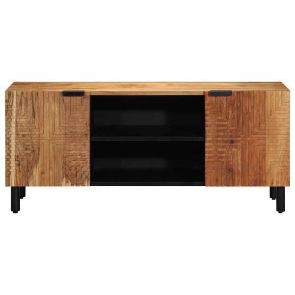 vidaXL TV Cabinet 105x33x46 cm Solid Wood Acacia