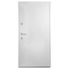 vidaXL Aluminium Front Door White 90x200 cm