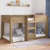 vidaXL Floor Bed Frame Artisan Oak 80 x 200 cm Engineered Wood