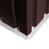 vidaXL Garden Storage Shed Brown 194x121x181 cm Steel