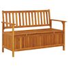 vidaXL Garden Storage Bench 120 cm Solid Acacia Wood