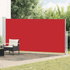 vidaXL Patio Retractable Side Awning 180x500 cm Red