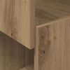 vidaXL Corner Cabinet Artisan Oak 25.5x25x102cm Engineered Wood