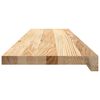 vidaXL Stair Treads 2 pcs Untreated 100x25x2 cm Solid Wood Oak
