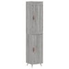 vidaXL Highboard Grey Sonoma 34.5x34x180 cm Engineered Wood