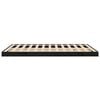 vidaXL Bed Frame without Mattress Black 135x190 cm Double Solid Wood Pine
