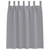 vidaXL Blackout Curtains with Rings 2 pcs Light Grey 140 x 140 cm