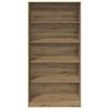 vidaXL Wardrobe Artisian Oak 100x50x200 cm Engineered Wood
