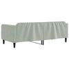 vidaXL Day Bed without Mattress Light Grey 90x190 cm Single Velvet