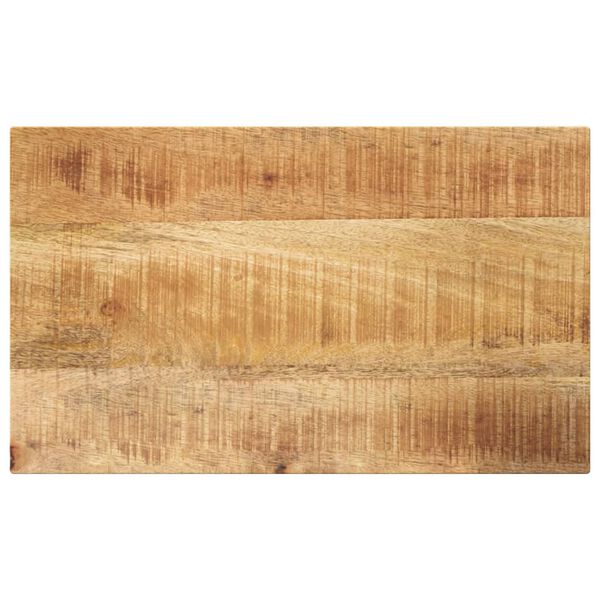 vidaXL Table Top 50x30x2.5 cm Rectangular Solid Wood Rough Mango