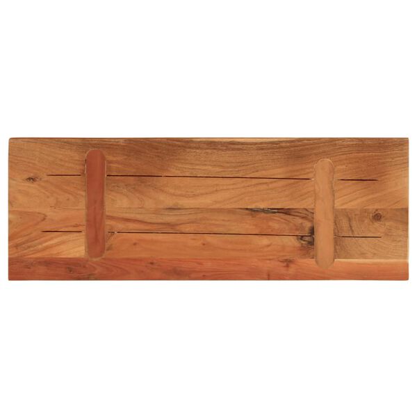 vidaXL Table Top 90x40x3.8 cm Rectangular Solid Wood Acacia
