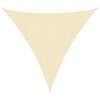 vidaXL Sunshade Sail 160 g/m&sup2; Cream 4x4x4 m HDPE
