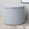 Venture Home Pouffe Dunken 51x51x43 cm Corduroy Grey