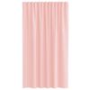 vidaXL Voile Curtains with Loops 2 pcs Pink 140x175 cm