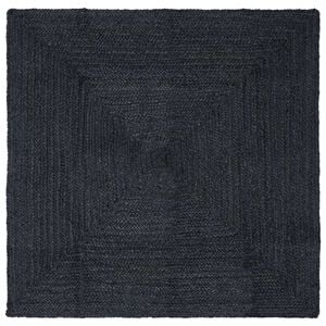 vidaXL Area Rugs Square Dark Grey 160 x 160 cm Jute