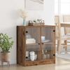 vidaXL Side Cabinet Old Wood 68 x 37 x 75.5 cm Engineered Wood