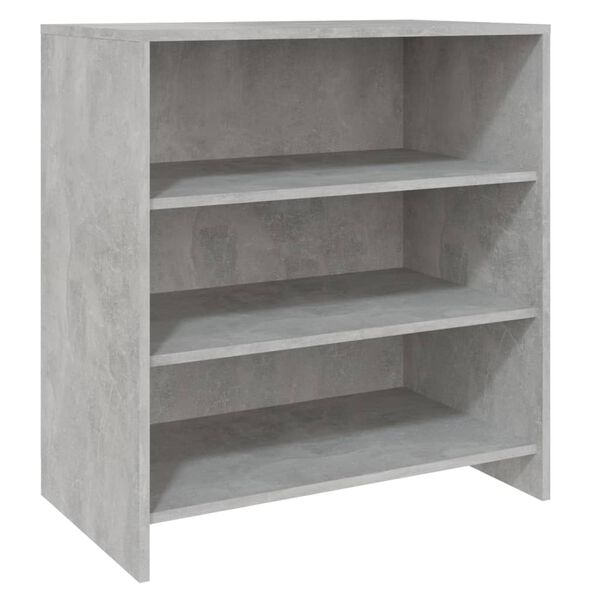 vidaXL 3 Piece Sideboard Concrete Grey Engineered Wood