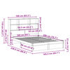 vidaXL Bookcase Bed without Mattress White 160x200cm Solid Wood Pine