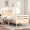 vidaXL Bed Frame without Mattress 100x200 cm Solid Wood