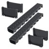vidaXL Drainage Channels Plastic 2 m