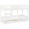 vidaXL Bunk Bed White 90x190 cm Solid Wood Pine