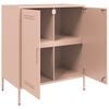 vidaXL Sideboard Pink 68x39x79 cm Steel