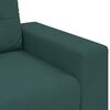 vidaXL Sofa 3 pcs Dark Green Fabric