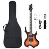 vidaXL Electric Guitar for Beginner with Bag Brown and Black 4/4 39"