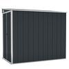 vidaXL Garden Shed | Anthracite | Galvanised steel | 118x194x178 cm