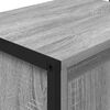 vidaXL Bathroom Cabinet Grey Sonoma 60 x 30 x 60 cm Engineered Wood