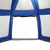 vidaXL Pool Tent with Removable Fly & Mesh Walls Azure Blue 612x612 cm