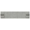 vidaXL Bed Headboard with Cabinets Concrete Grey Engineered Wood