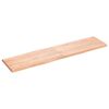 vidaXL Table Top Light Brown 160x40x(2-4)cm Treated Solid Wood Live Edge