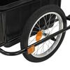 vidaXL Bike Trailer Black 50 L