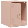 vidaXL Bedside Cabinets 2 pcs Pink 34.5x39x44 cm Steel