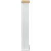vidaXL CD cabinet White 52 x 17.5 x 103 cm Solid Pine Wood