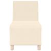 vidaXL Modular Sofa Unit Armless Cream 55 x 74 x 82 cm Corduroy Fabric