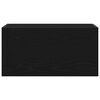 vidaXL Bathroom Wall Cabinet Black 60x25x30 cm Engineered Wood