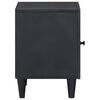 vidaXL Bedside Cabinet with Door Black 40 x 33 x 46 cm