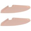 vidaXL Corner Floating Shelf Corner Mount 2 pcs Pink 24 x 24 x 2 cm