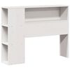 vidaXL Bookcase Bed without Mattress White 100x200cm Solid Wood Pine