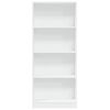 vidaXL Bookcase White 60x24x143 cm Engineered Wood