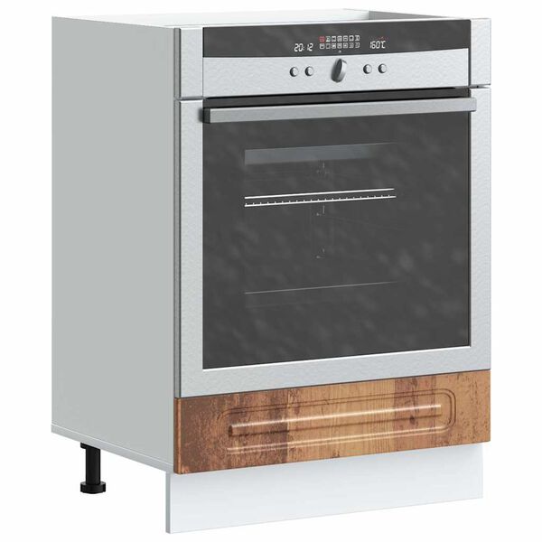 vidaXL Oven Cabinet Kalmar Old Wood Engineered Wood