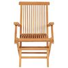 vidaXL 5 Piece Garden Dining Set Solid Teak Wood