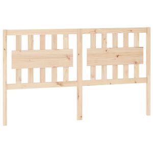 vidaXL Bed Headboard 165.5x4x100 cm Solid Wood Pine