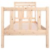 vidaXL Bed Frame without Mattress Small Single Solid Wood