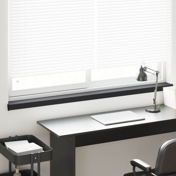 vidaXL Window Sill Anthracite with Wood Grain 140 x 15 x 4.5 cm PVC